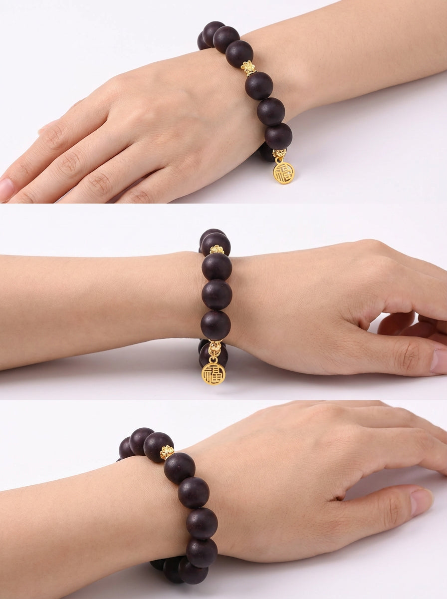 Lady of the Night Rose 1.5cm— Heritage Herbal Incense Bead Bracelet