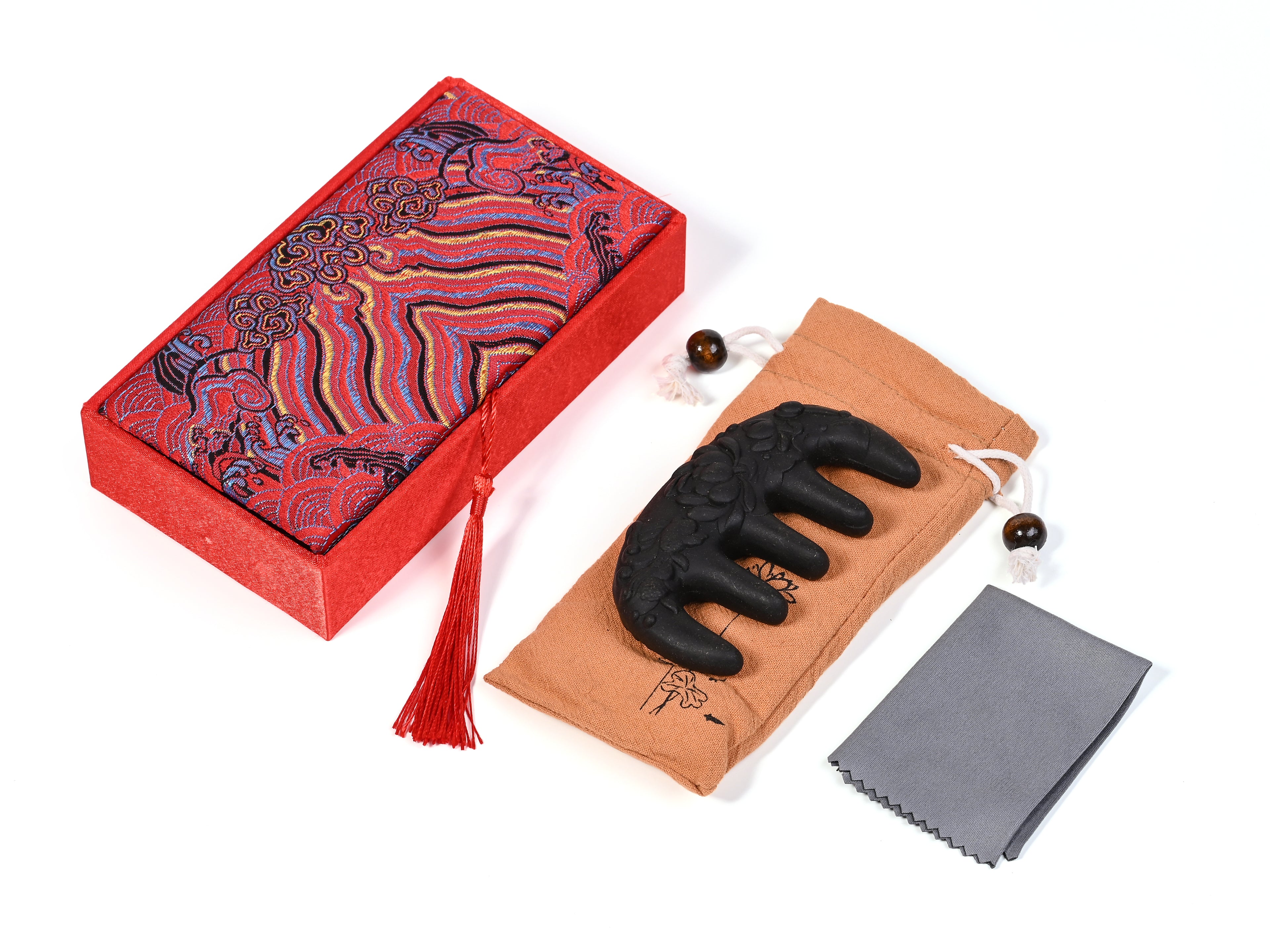 Herbal Aromatherapy Massage Comb with He Shou Wu & Traditional Botanicals