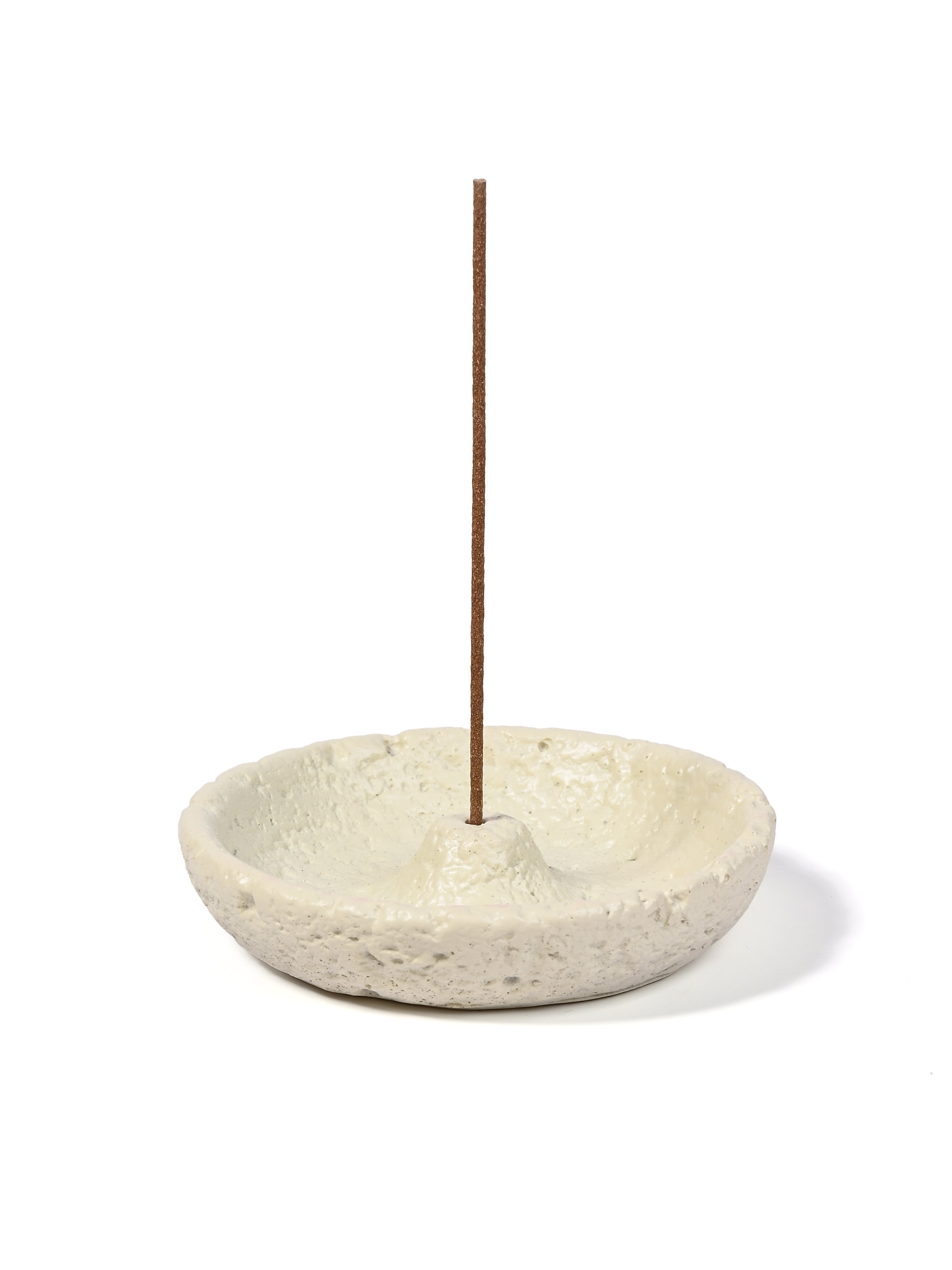 Wabi-Sabi Cement Incense Holder | Minimal Design, Quiet Living