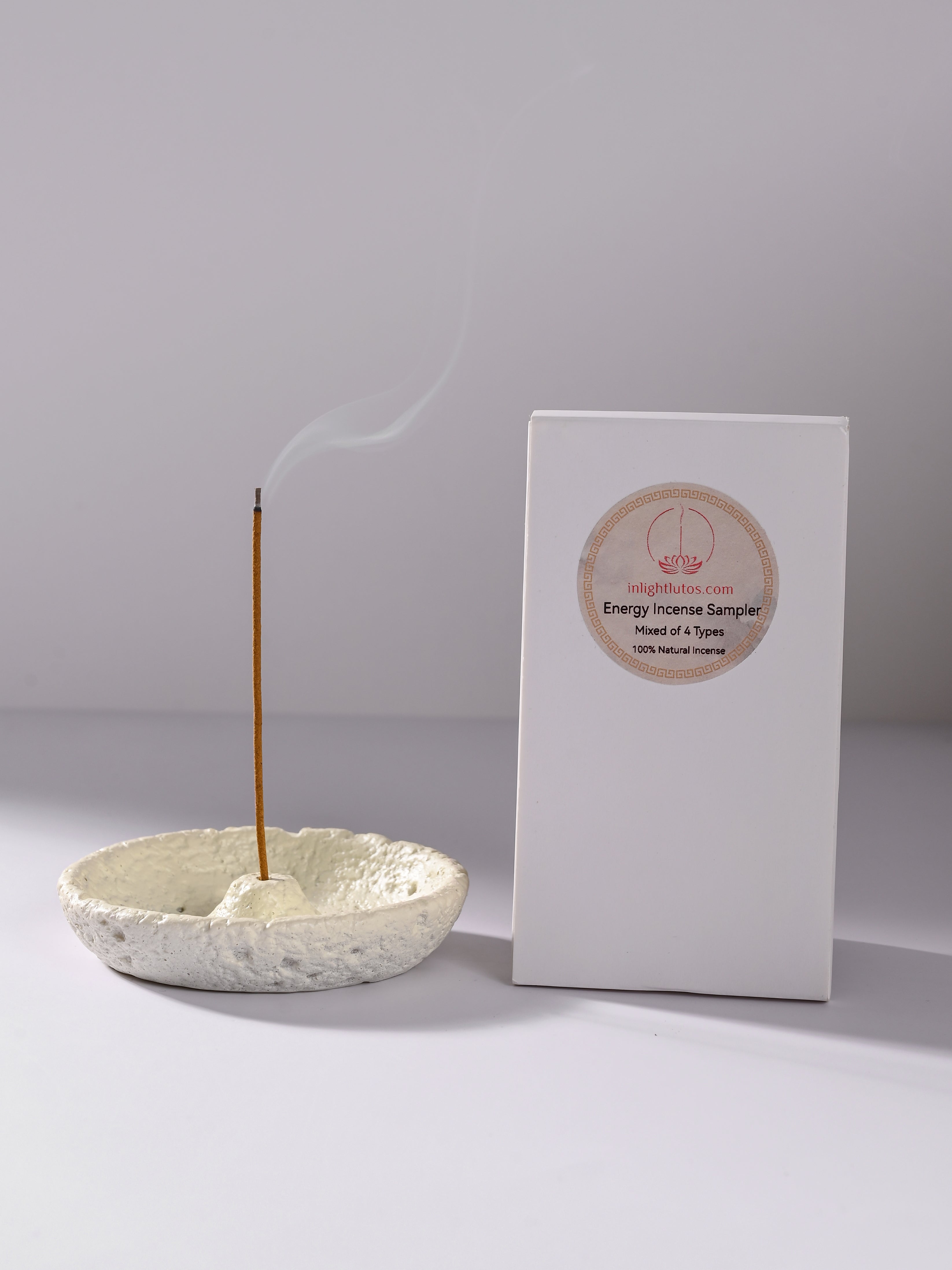 Sacred Woods & Sage Discovery Set — 16‑Stick Trial Box (4 Scents)