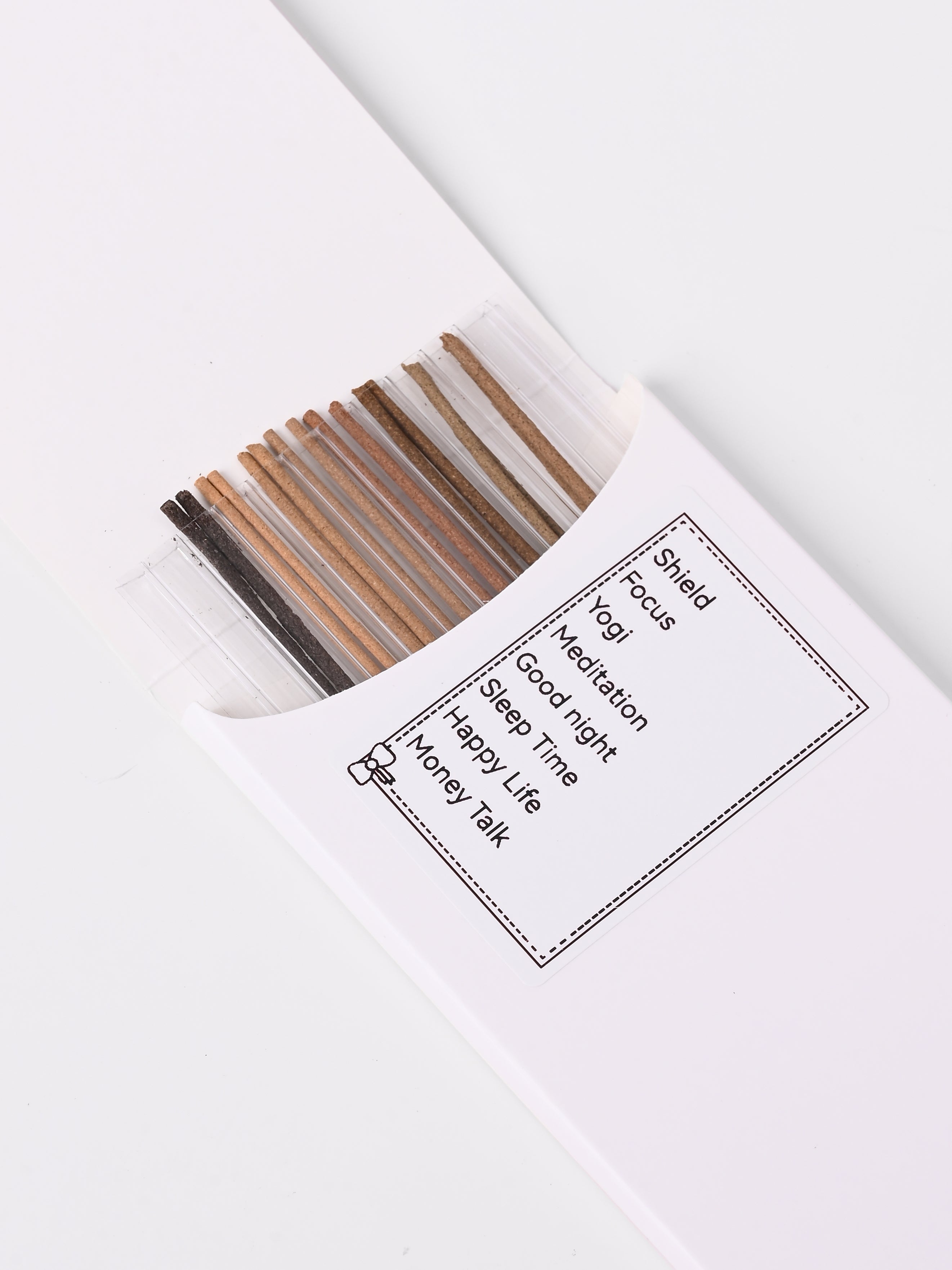 Healing Incense Sampler Set — 8 Types (16 Stick Incense, 21cm, Up to 45 Min Each)