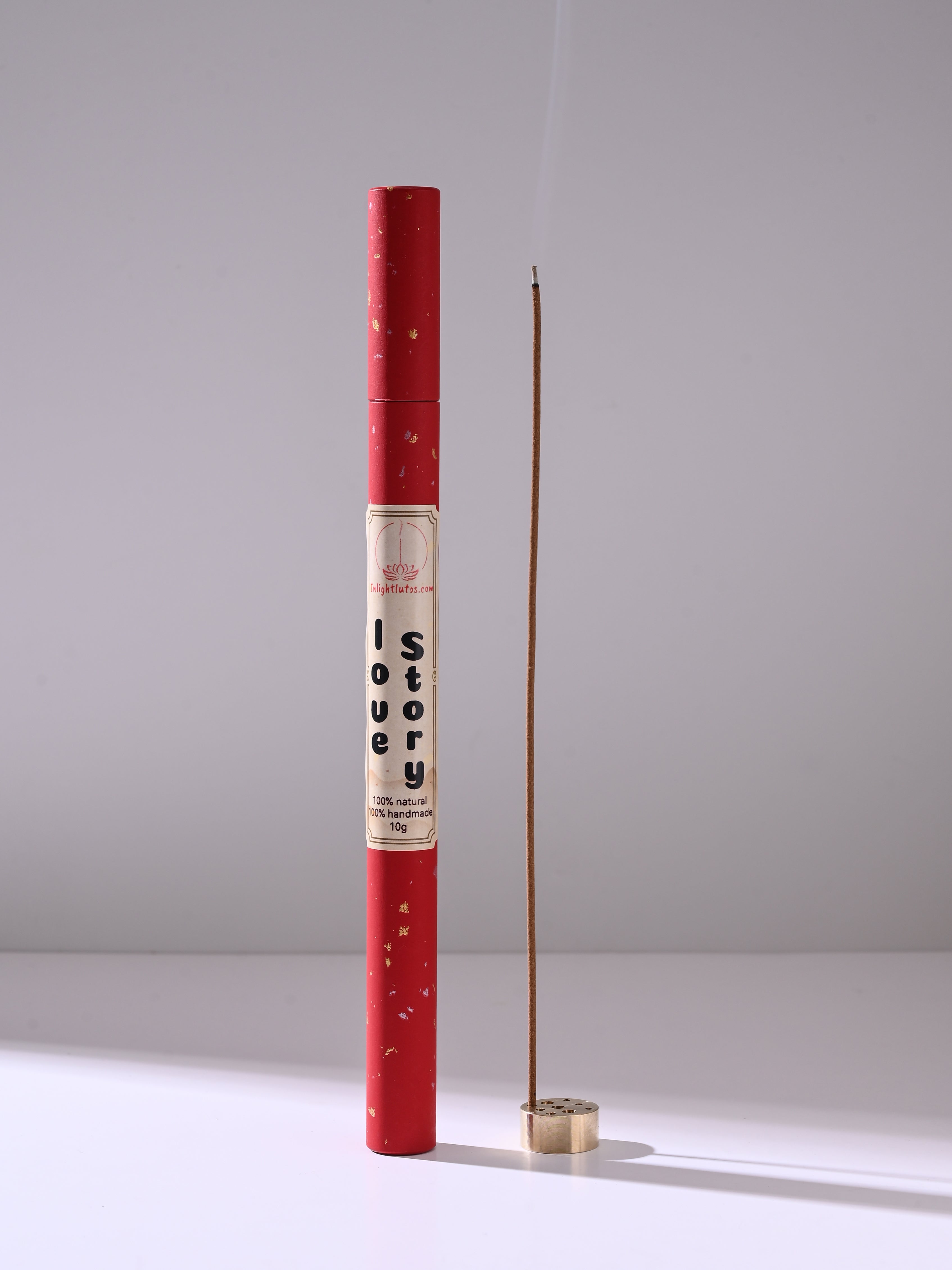 Love Story Incense — Intangible Heritage Rose Aroma, Soft & Pure